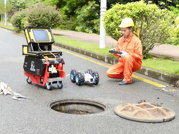 沙嘴街道管道机器人检测
